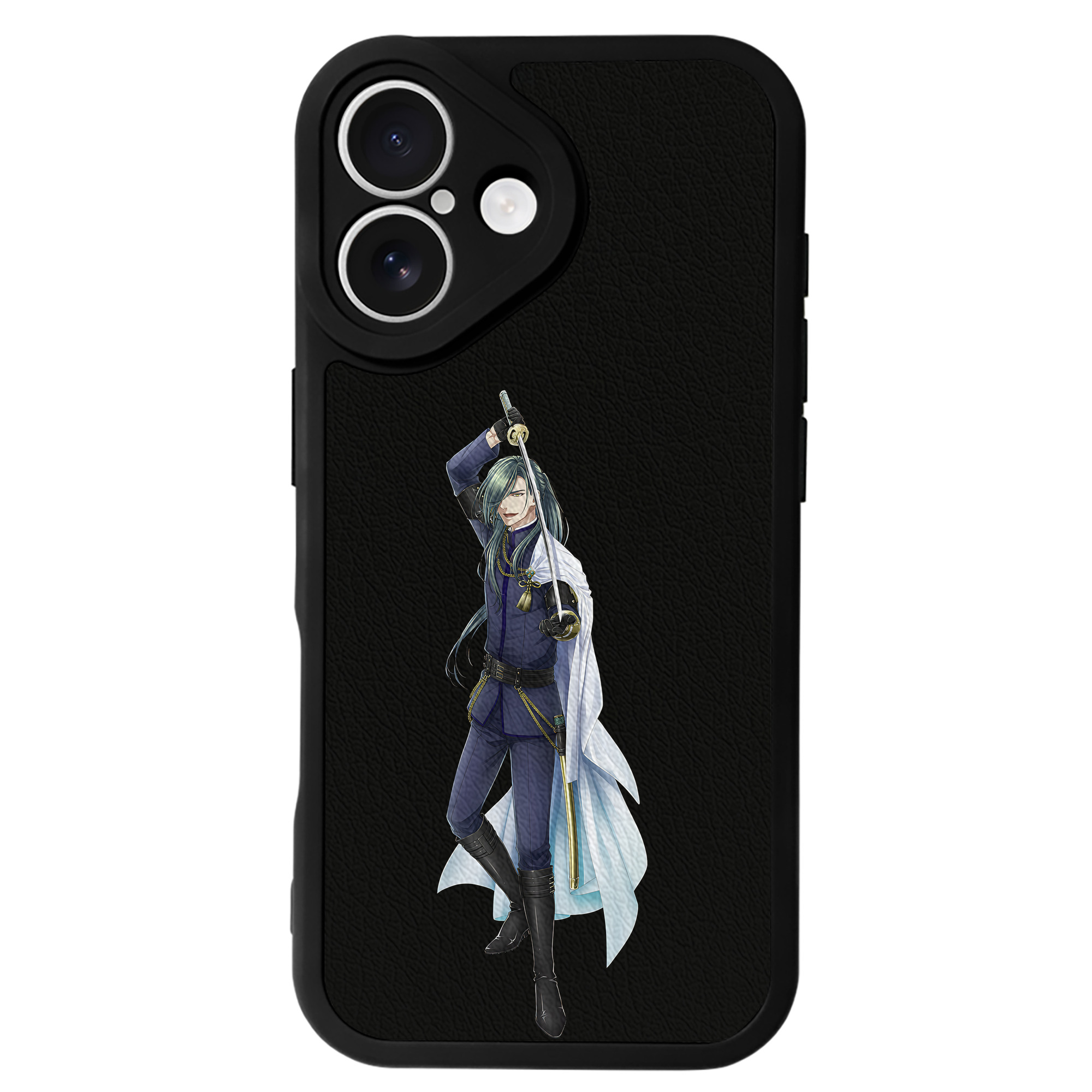（画像用） 刀剣乱舞 Touken Ranbu 【iPhone 16シリーズ対応】シリコンスマホケース（レザー調） 材質：シリコン